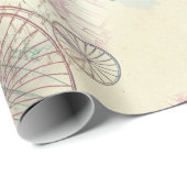 Viktorianisch Steampunk | Aquarellgrunge Pastell Geschenkpapier (Rolleneckpunkt)