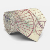 Viktorianisch Steampunk | Aquarellgrunge Pastell Krawatte (Gerollt)