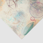 Viktorianisch Steampunk | Aquarellgrunge Pastell Seidenpapier (Ausschnitt)