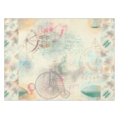 Viktorianisch Steampunk | Aquarellgrunge Pastell Tischdecke (Vorderseite (Horizontal))