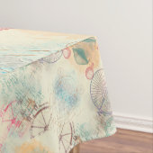 Viktorianisch Steampunk | Aquarellgrunge Pastell Tischdecke (Beispiel)