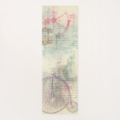 Viktorianisch Steampunk | Aquarellgrunge Pastell Yogamatte (Rückseite)