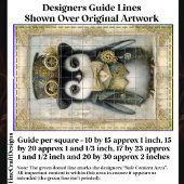 Viktorianisch Steampunk Baby Penguin DL3R Decoupag Seidenpapier