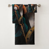 Viktorianisch Steampunk Couple Badhandtuch Set (Insitu)