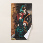 Viktorianisch Steampunk Couple Badhandtuch Set (Handtuch)