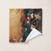 Viktorianisch Steampunk Couple Badhandtuch Set (Waschlappen)