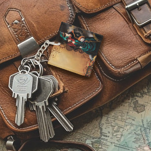 Viktorianisch Steampunk Couple Schlüsselanhänger