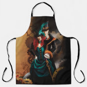 Viktorianisch Steampunk Couple Schürze (Vorderseite)