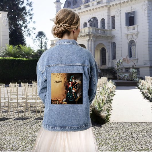Viktorianisch Steampunk Elegance Wedding Jeansjacke