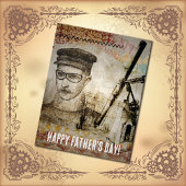 Viktorianisch Steampunk Inventor Scientist Telesco Karte