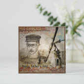 Viktorianisch Steampunk Inventor Scientist Telesco Karte (Stehend Vorderseite)