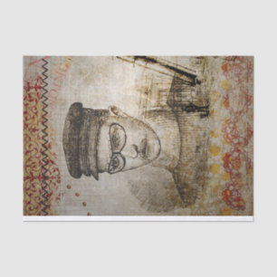 Viktorianisch Steampunk Inventor Scientist Telesco Seidenpapier