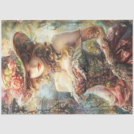 Viktorianisch Steampunk Lady Seidenpapier