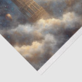 Viktorianisch Steampunk Red Panda Flight Decoupage Seidenpapier (Ausschnitt)