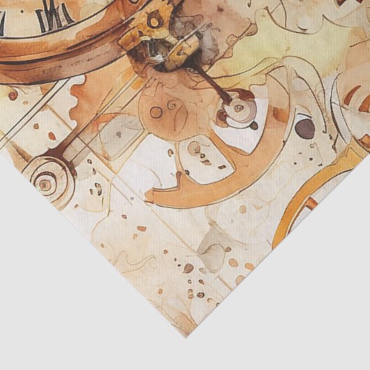 Viktorianisch Steampunk Seidenpapier (Detail)