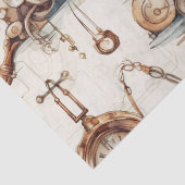 Viktorianisch Steampunk Seidenpapier (Detail)