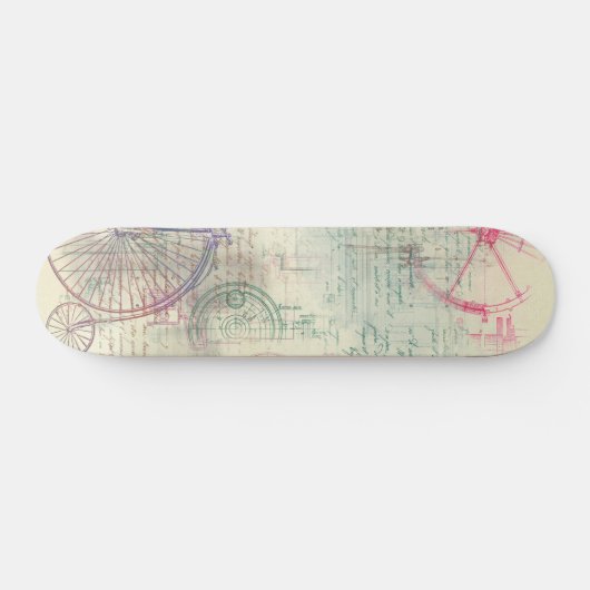 Viktorianisch Steampunk | Weibliche Weideland Skateboard (Horizontal)