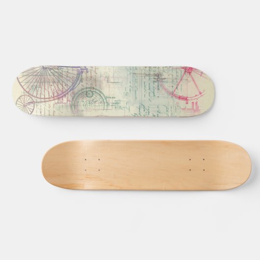 Viktorianisch Steampunk | Weibliche Weideland Skateboard (Horizontal)