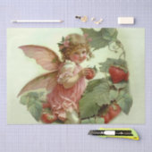Viktorianisch "Strawberry Fairy" Seidenpapier (Handwerk)