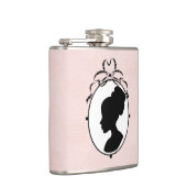 Viktorianisch Style 60er Cameo Flachmann (Rechts)