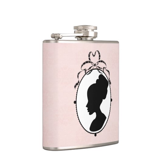 Viktorianisch Style 60er Cameo Flachmann (Rechts)