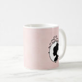 Viktorianisch Style 60er Cameo Kaffeetasse (VorderseiteRechts)