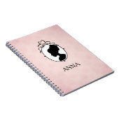 Viktorianisch Style 60er Cameo Notizblock (Rechte Seite)