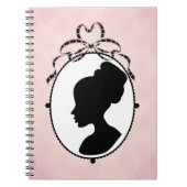 Viktorianisch Style 60er Cameo Notizblock (Vorderseite)