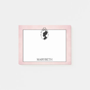 Viktorianisch Style 60er Cameo Post-It Notes Klebezettel