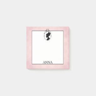 Viktorianisch Style 60er Cameo Post-It Notes Klebezettel