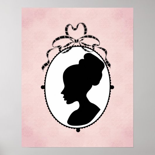 Viktorianisch Style 60er Cameo Poster (Vorne)