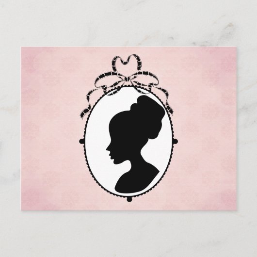 Viktorianisch Style 60er Cameo Postkarte (Vorderseite)