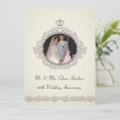 Viktorianisch Style 60th Anniversary Celebration Einladung (Stehend Vorderseite)