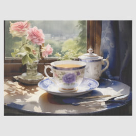 Viktorianisch Tee Party Decoupage Seidenpapier