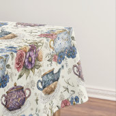 Viktorianisch Tee Set Floral Tischdecke (Beispiel)