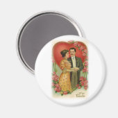 Viktorianisch Valentine Couple Magnet (Vorderseite/Rückseite)