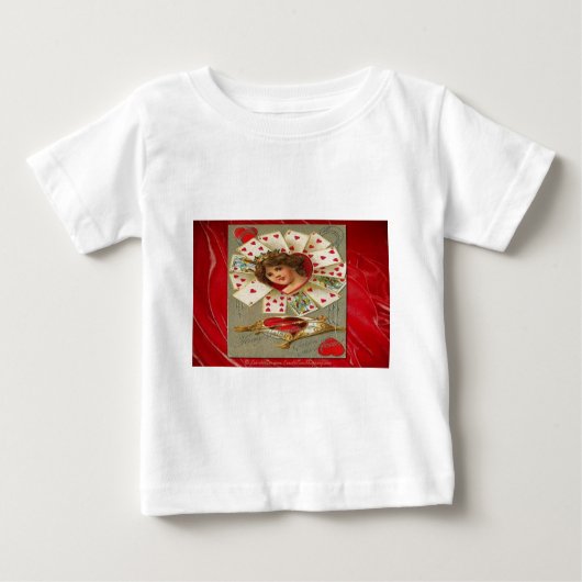 Viktorianisch Valentine die Herzkönigin Baby T-shirt (Vorderseite)