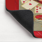 Viktorianisch Valentine die Herzkönigin Mousepad (Ecke)