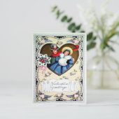 Viktorianisch Valentine Feiertagspostkarte (Stehend Vorderseite)