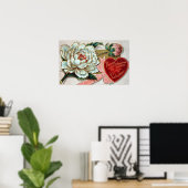 Viktorianisch Valentine Poster (Heimbüro)