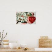 Viktorianisch Valentine Poster (Küche)