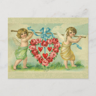 Viktorianisch Valentine Postkarte