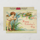 Viktorianisch Valentine Postkarte (Vorne/Hinten)