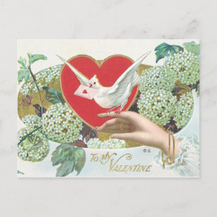 Viktorianisch Valentine Postkarte