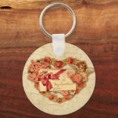 Viktorianisch Valentine Schlüsselanhänger (Vorderseite)