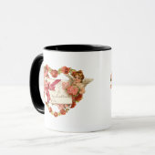 Viktorianisch Valentine Tasse (Vorderseite Links)