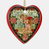 Viktorianisch Valentine zu meiner Liebe Keramik Ornament (Rechts)