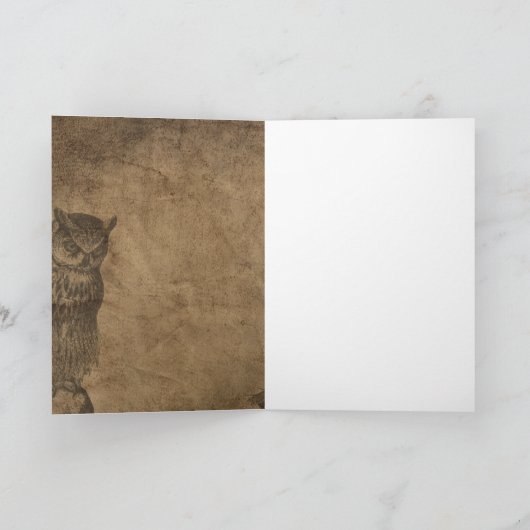 Viktorianisch Vampire Halloween Karte (Innenseite)