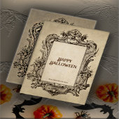 Viktorianisch Vampire Halloween Karte