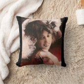 Viktorianisch Vampire Lady Throw Cushion Kissen (Decke)
